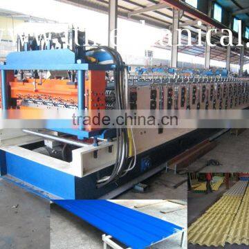 Double decker roof roll forming machine