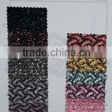 China supplier for fashion glitter PU leather