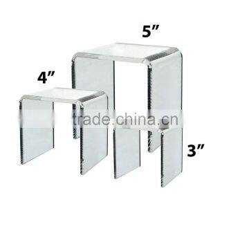 Transparent Acrylic Riser Set of 3