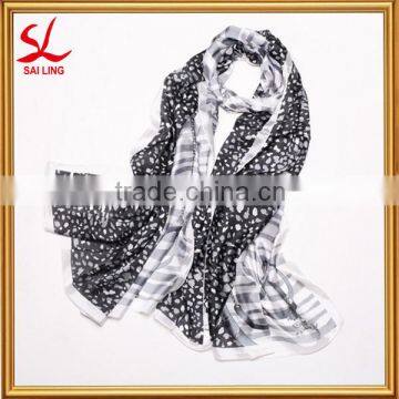 Wholesale 100% Polyester Cheap Scarf Fashion Digital Printed Ladies Shawl Girls Large Scarves