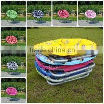 2015 hot sell Folding portable round moon chair for indoor and outdoor