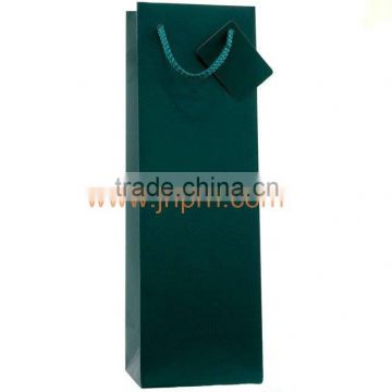 Green euro tote rope handle bags with drop card