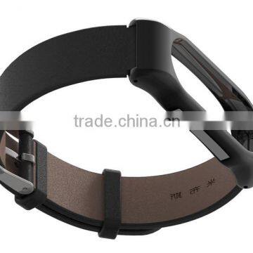 MIJOBS Replacement Bracelet For Xiaomi Mi Band 2 Genuine Leather Wristband photo-3