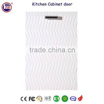 White high gloss pvc kitchen cabinet door