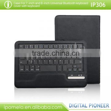 Hot sale universal bluetooth keyboar case for all 7 to 8 inch tablet with keyboard