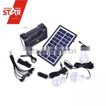 Portable Home Solar Panel Kit With Solar Panel And Light Solar Energy System