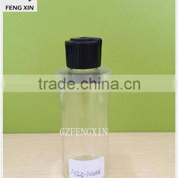 100ml clear cosmetic packaging pet bottle