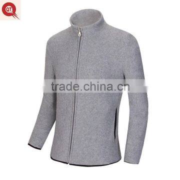 fashion polar high loft fleece jacket men, sexy customized slim fit cycling gym fitness sports wholesale running wear