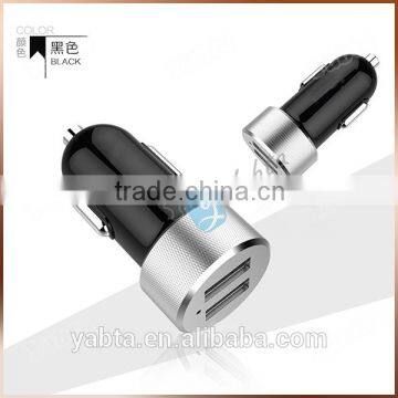 New product - CE FCC ROHS reversible dual car charger, 5V 4.8A reversible dual car charger for iphone and ipad