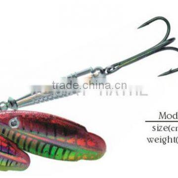 Spinner bait metal lure