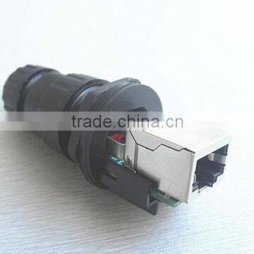 8P8C Quality Field Installable Panel Mounting RJ45 Connector photo-3