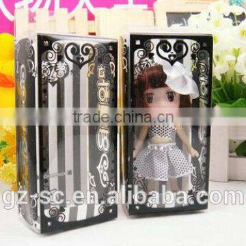 Protable folding plastci box, clear pvc plastic box toy design