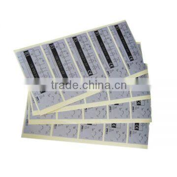 2013 Custom self adhesive printing sticker