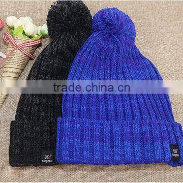 100% Acrylic Cheap Knitted Beanies Embroidery Free Sample Shipping Knitted Beanies photo-3
