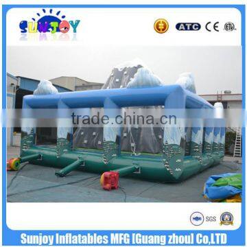 EN14960 Giant Inflatable Playground Obstacle With Climbing Wall ,Kids Indoor Playground photo-5