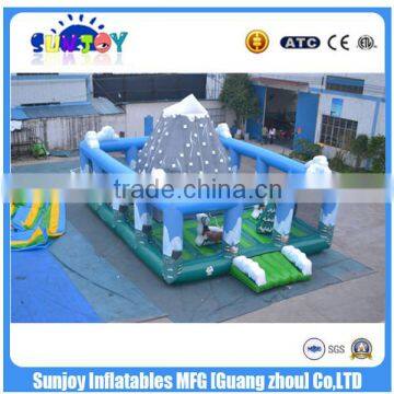 EN14960 Giant Inflatable Playground Obstacle With Climbing Wall ,Kids Indoor Playground photo-6