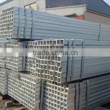 Kinds of sizes Galvanized square tube certificated by ISO9001;2008