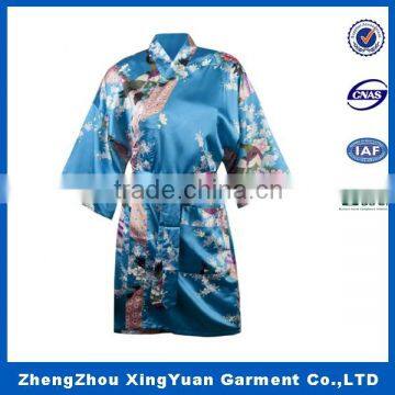 Excellent Sale Satin Polyester Delicate Kimono Robe