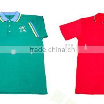 customed polyester cotton polo shirt for men