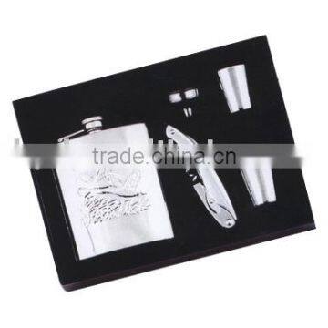 Kit Flagon(Stainless steel hip flask set)