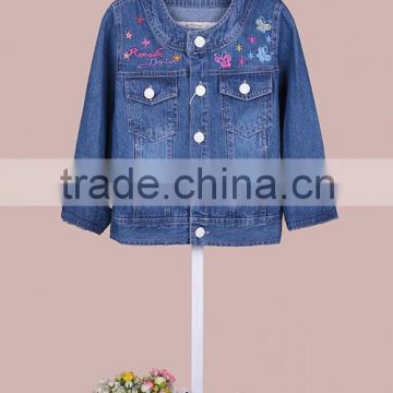 Best selling hot Chinese products plain kids denim jacket