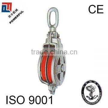 HC SERIES OVAL EYE TYPE DOUBLE WHEEL MARINE SNATCH BLOCK