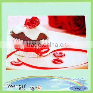 Hot selling valentine flower shaped pp pvc felt placemat supplier and manufacture