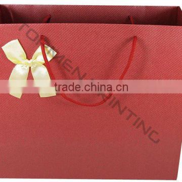 High-end Stripe Paper Bag For Gift