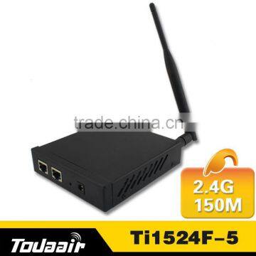 Latest Todaair high power 2.4G 150M wireless access point wireless network vertical antenna wide range wireless bridge