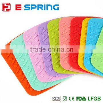 Professional factory price custom baking useful premium non-stick silicone baking mat cup holder pot holder