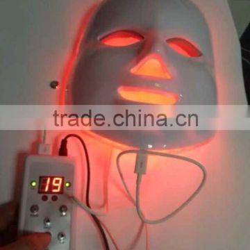 Red led light mask for face whitening seven colors led skin rejuvenation mask