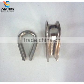 China factory customized stainless steel marine wire rope thimble