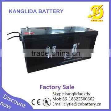 solar panel for home 12v 200ah rechargeable lead acid battery