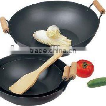 carbon steel non-stick wok