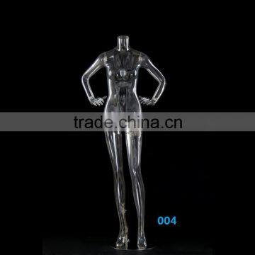 2015 Hot Sale Headless Plastic Mannequin of Transparent Mannequin photo-4