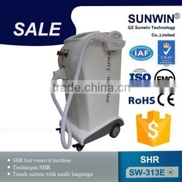 SW-313E Professional hair removalhair removalOPT IPL SHR/ ipl shr hair removal machine