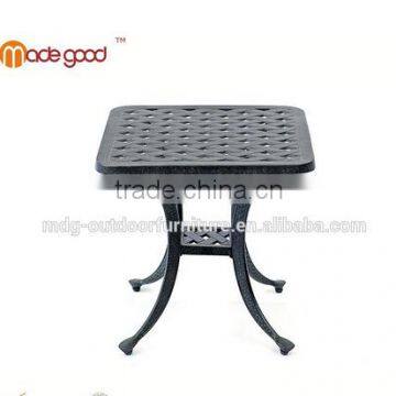 small square stainless steel tea table