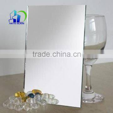 3mm 4mm 5mm beveled silver glass mirror for bathroom mirror