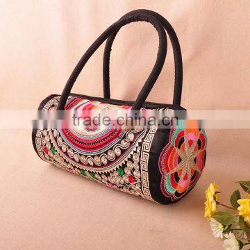 Hot Selling Cotton Fabric Ethnic Embroidery Tribal Handbag for Women photo-6