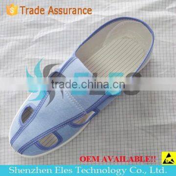 4 Holes Antistatic Shoe Esd Shoes light blue