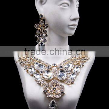 African 2016 necklace african beads jewerly set for nigerian