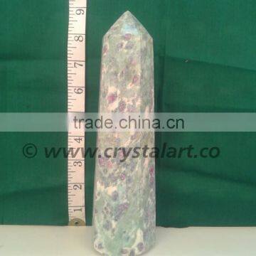 RUBY ZOISITE BIG SIZE OBELISK POINT