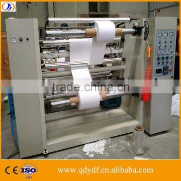 YDF-FQ Vertical Type Automatic Plastic PVC PET BOPP Film Paper Roll Slitting and Rewinding Machine With Flat Knife photo-2