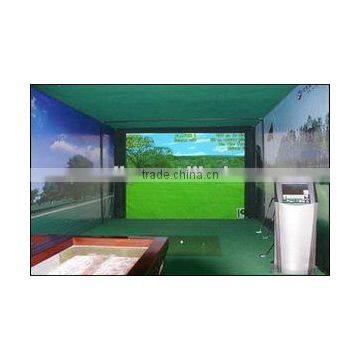 3D screen golf simulator