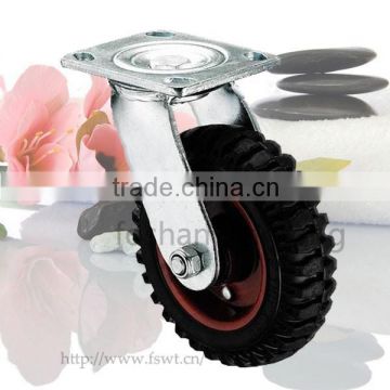 5 Inch Rubber Wheel, Heavy Duty Swivel Hardware Caster