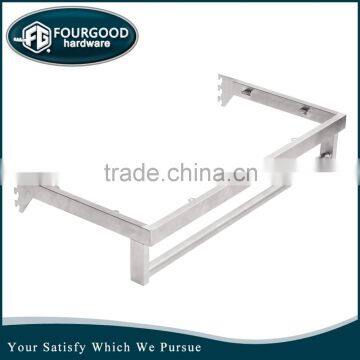 China custom store stainless u shaped hang rail