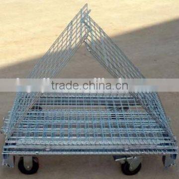 Foldable Steel Wire Container Steel Wire Mesh Cage