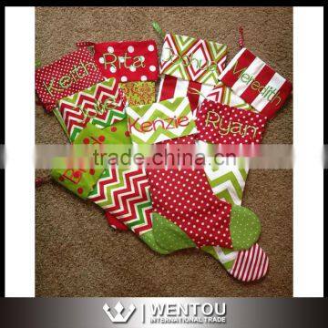 Christmas Decoration, Chevron Christmas Stocking