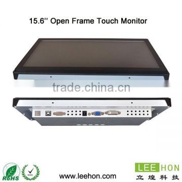 1366x768 15.6 inch Open Frame Touch Monitor with VGA DVI-D port