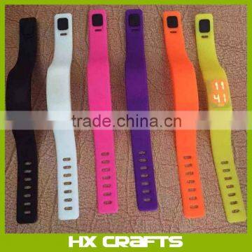 LED Wrist Watch - Silicone Rubber Gel Jelly Unisex Bracelet, Digital Band, Pantone colour